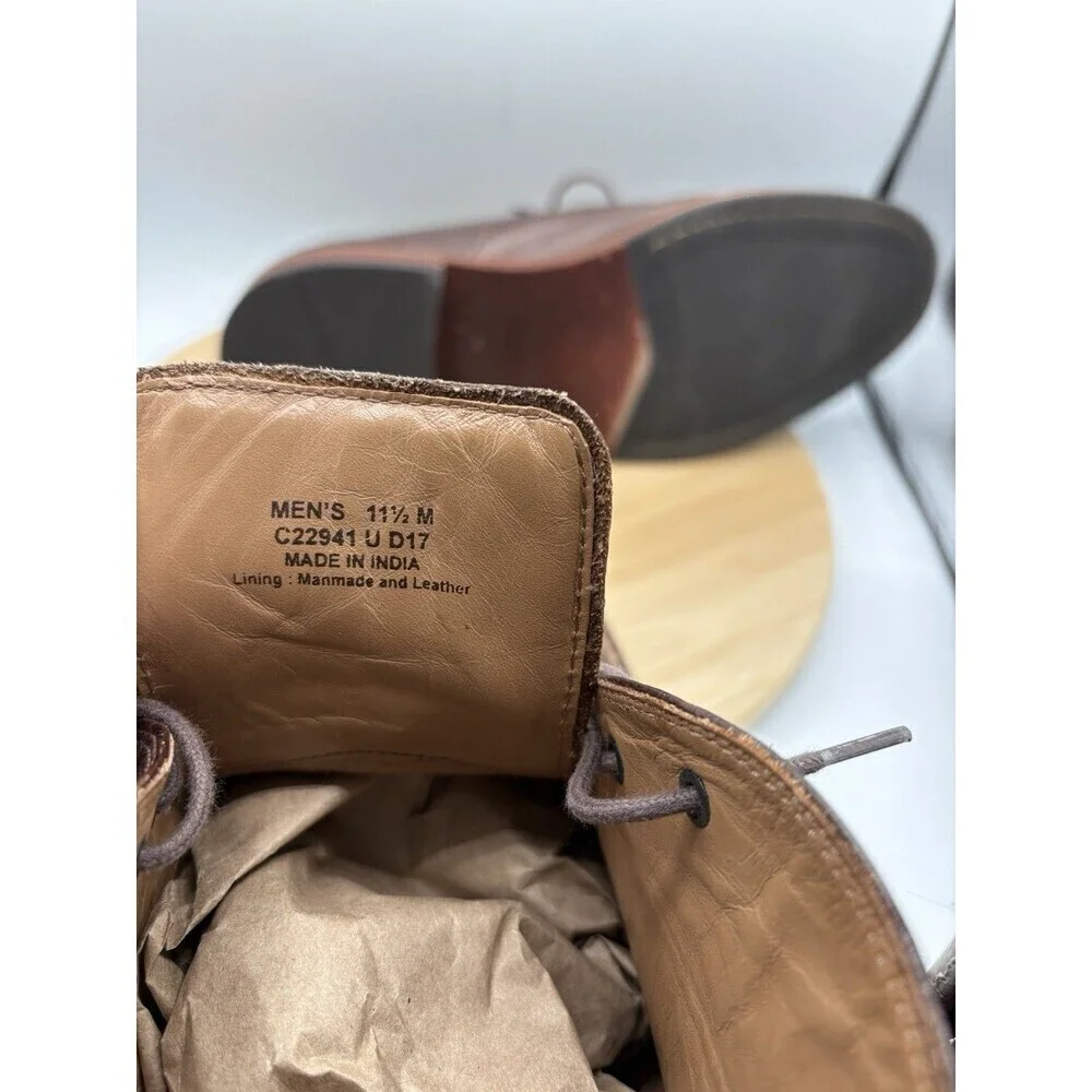 Cole Haan Barron Brown Leather Chukka Boots Men’s 11.5 Lace-Up Ankle Boot